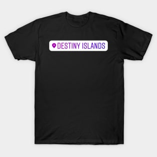 Destiny Islands Instagram Location Tag T-Shirt